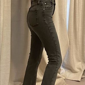 BDG kick flare high rise cropped jeans